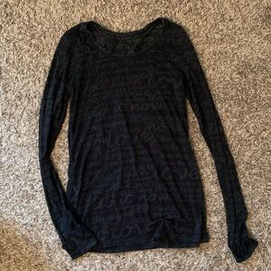 Lululemon black long sleeve